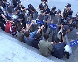 Çağlayan Adliyesi Önünde Arbede