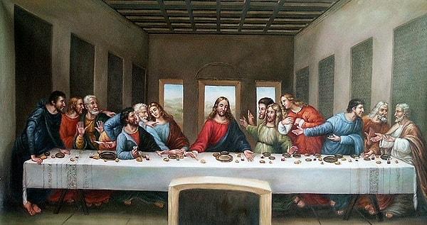 11. The Last Supper (Son Akşam Yemeği) - Leonardo da Vinci (1497)