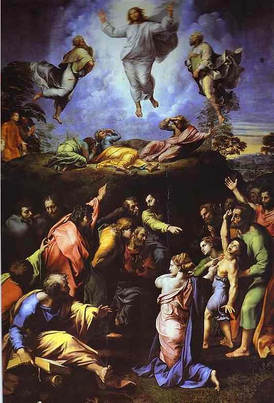Raffaello - Trasfigurazione (1519) - Pinacoteca Vaticana, Roma