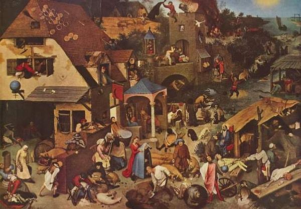 33. Dutch Proverbs - Pieter Brueghel (1559)