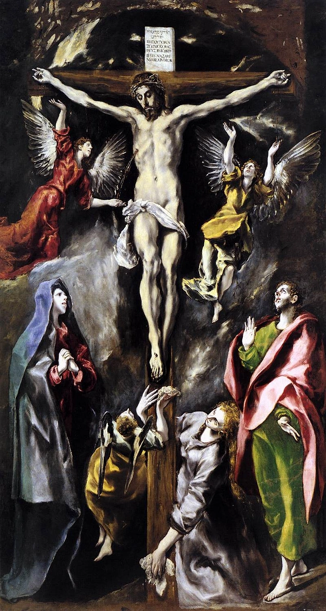 Greco - La Crucifixion (1594) - Prado, Madrid