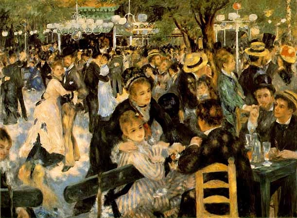 Renoir - Bal du Moulin de la Galette (1876) - Musee National d'Orsay, Paris