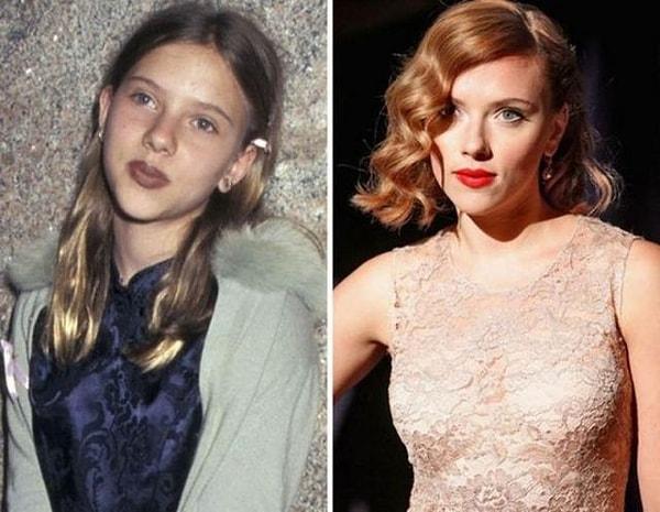 25. Scarlett Johansson 1996 ve şimdiki hali