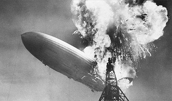 16. Alman zeplini Hindenburg’un hidrojen ile doldurulması
