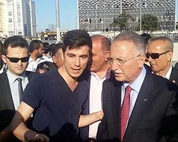 Ekmeleddin İhsanoğlu Taksim Gezi Parkı'nı Ziyaret Etti