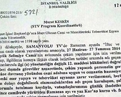 Samanyolu TV'nin İftar ve Sahur Programına Belediyeden Engel