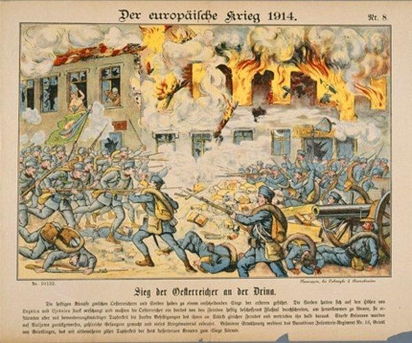 9. 16 Ağustos 1914 Balkan Cephesi açılır