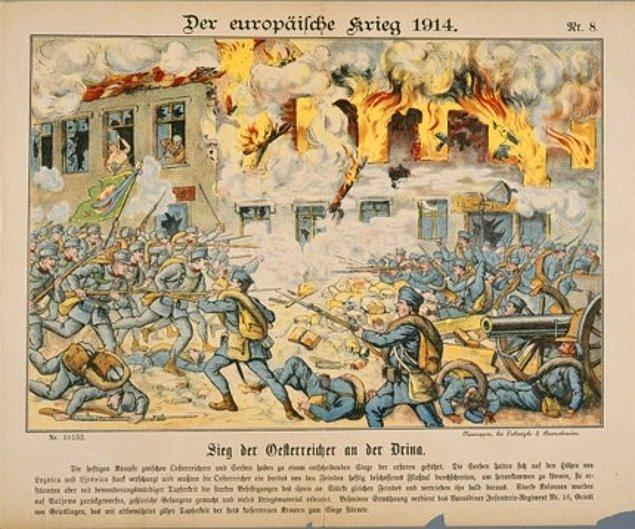 9. 16 Ağustos 1914 Balkan Cephesi açılır