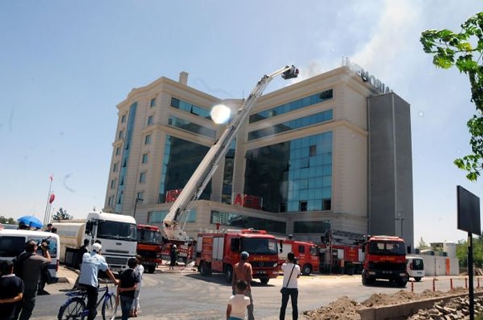 Diyarbakır'da Hastahanede Yangın