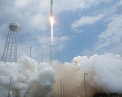 NASA'ya Ait Cygnus Kapsülü Uzaya Fırlatıldı
