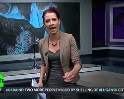 Russia Today televizyonu spikeri Abby Martin, Gazze'de yaşananlar için tepki gösterdi.