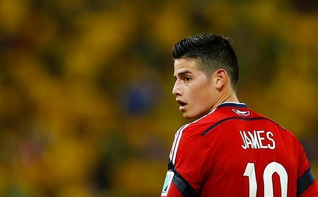 5. Kolombiya'nın James Rodriguez'i ön plana en çok çıkan oyunculardandı.