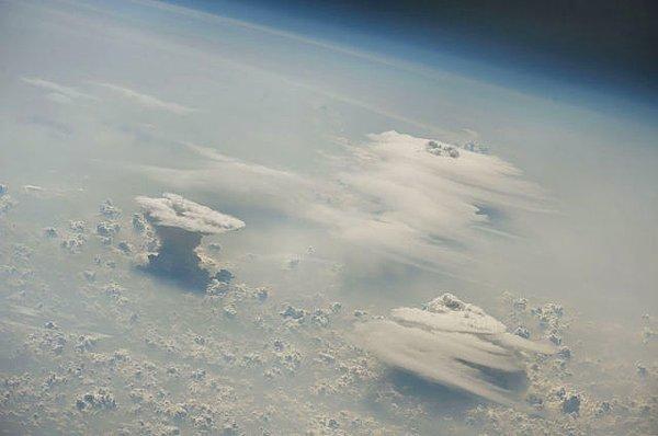 47. Nijerya üzerindeki Cumulonimbus bulutları