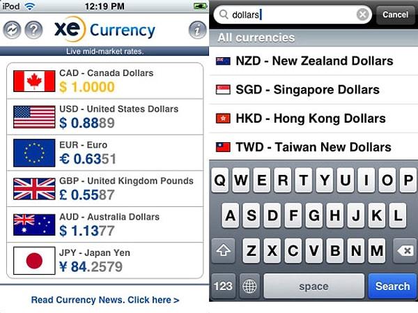 6. XE Currency