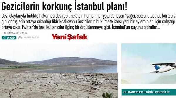 Bonus: Geziciler İstanbul'un suyunu bitirmeye çalışıyor