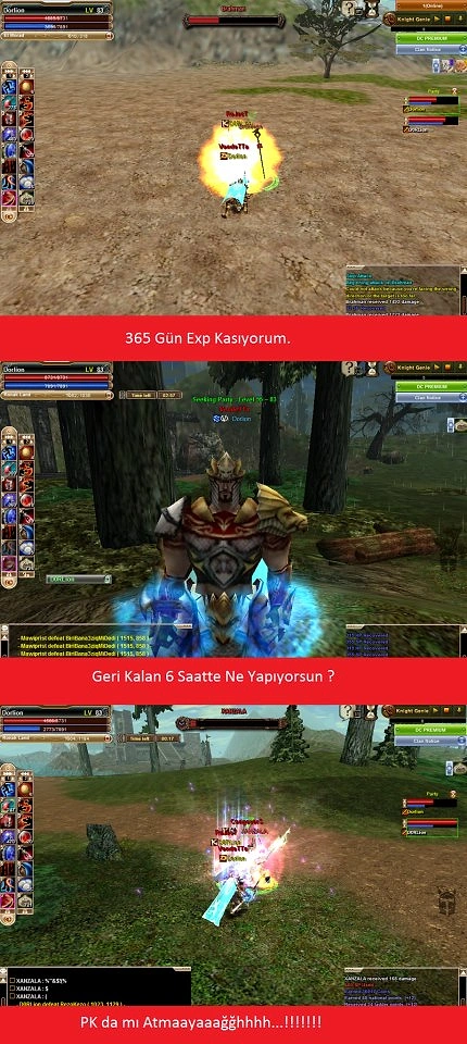 365 gün exp kasıyorum: