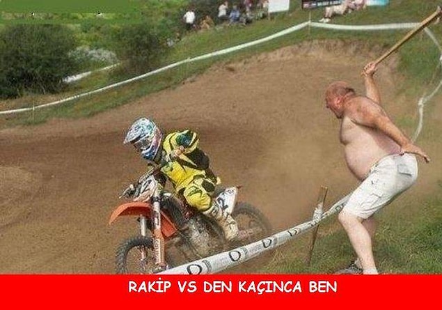 Rakip VS'den kaçınca: