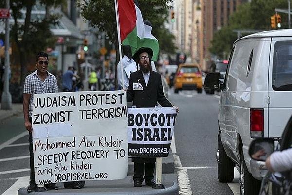 Yahudilerden İsrail'e protesto