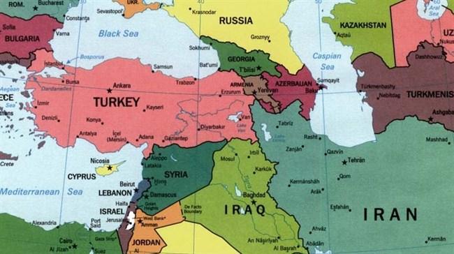 iraq türkiyə harita ile ilgili görsel sonucu