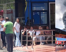 Bursa'da Tekstil Fabrikasında Yangın