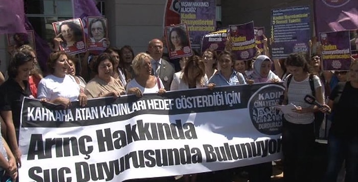 Kadınlardan Bülent Arınç İçin Suç Duyurusu