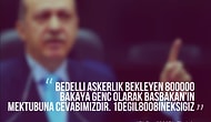 800000 GENÇTEN BAŞBAKAN' IN MEKTUBUNA CEVAP