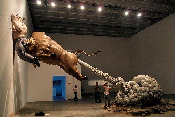 26. Bull Fart Sculpture-Chen Wenling