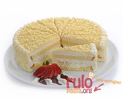 Beyaz Çikolatalı Pasta Tarifi