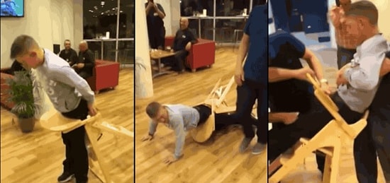 Lokantada Bebek Sandalyesine Sıkışan Adamın Dramı