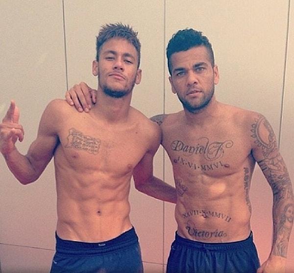 12. Neymar & Dani Alves