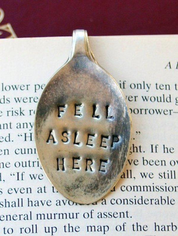 Silver Teaspoon Bookmark
