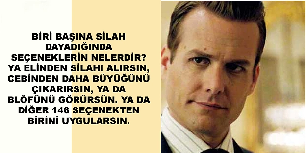 Ve bunu sakın unutmayın. Her zaman seçeneğiniz var.
