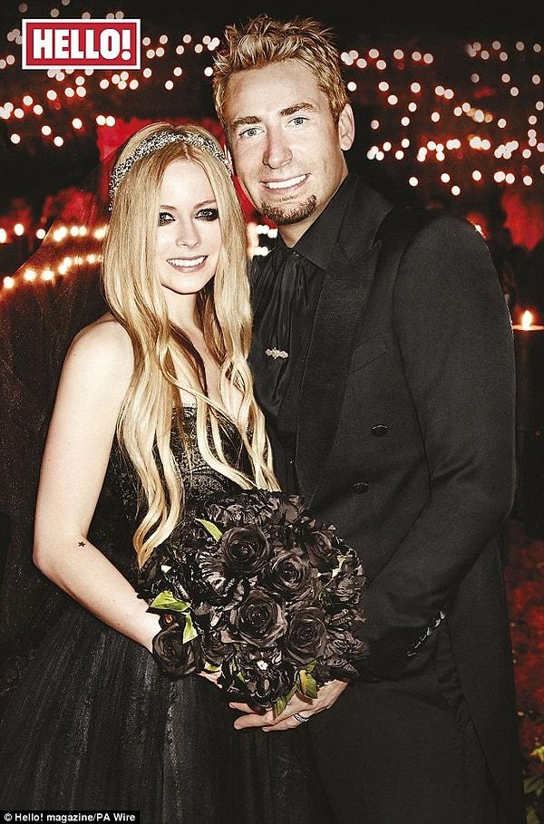 6. Avril Lavigne ve Chad Kroeger'ın düğününden