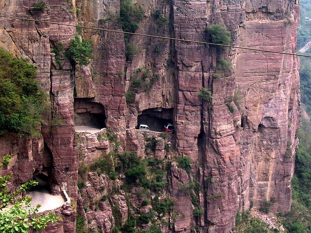 7. Guoliang tünel yolu, Çin
