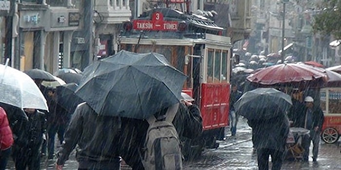 Meteoroloji'den İstanbul ve Ankara İçin Şiddetli Yağış Uyarısı