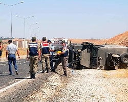 Askeri Araç Takla Attı: 7 Asker Yaralı