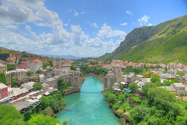 24. Bosna Hersek - Tarihi Mostar Köprüsü