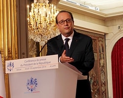 Hollande: 'IŞİD'e Karadan Müdahalede Yok'