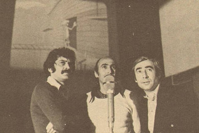9. Şener Şen, "Pembe Panter" için dublaj stüdyosunda.