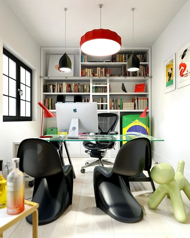 Artık Evdeyiz! Evden Çalışanların Hemen Sahip Olmak İsteyeceği 20 "Home Office" Tasarımı