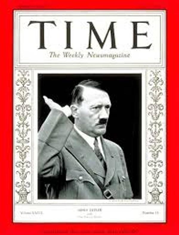 2. Adolf Hitler 1983 yılında Time dergisi tarafından yılın adamı seçildi.