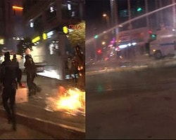 Kadıköy'deki IŞİD Protestosuna Polis Müdahalesi