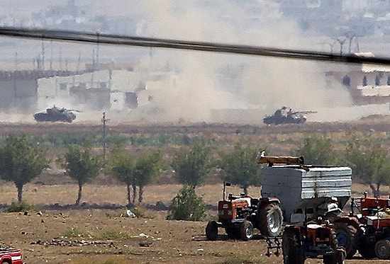 Kobani'den Dumanlar Yükseliyor