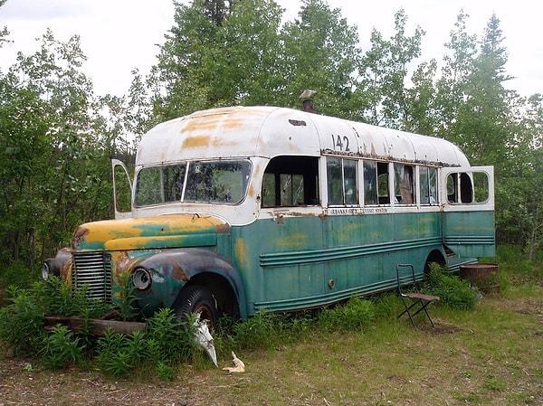 19. Chris McCandles'in Sihirli Otobüsü, Stampede Trail, Alaska