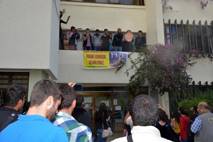 Çukurova Üniversitesi'nde Kobani İşgali