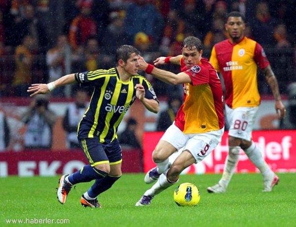 3. Süper Lig boyunca en çok kazanan : Fenerbahçe 47 maç - Galatasaray 32 maç