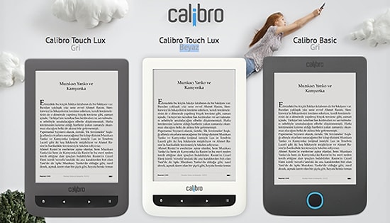 Yerli Üretim Elektronik Kitap Okuyucusu Calibro Piyasada