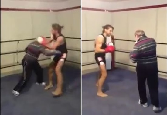 Yaşına Rağmen Kelebek Gibi Uçup Arı Gibi Sokabilen Amca