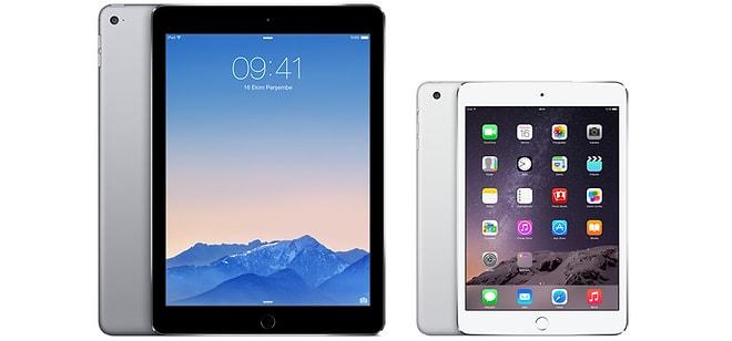 iPad Air 2 ve iPad Mini 3 Türkiye Fiyatları Belli Oldu