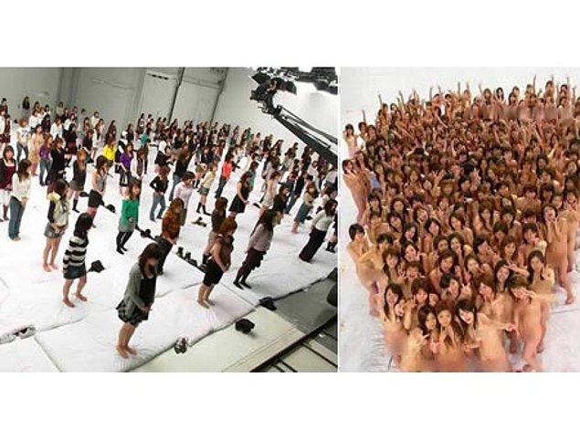 Japonlar 250 kadın ve 250 erkeğin aynı anda aynı mekanda birlikte olmasıyla...